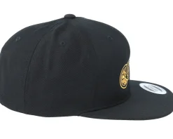 Rolling Wings Black Snapback - Born To Ride
