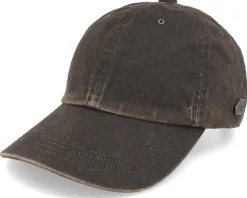 Ron Antique Cotton Brown Dad Cap - MJM Hats