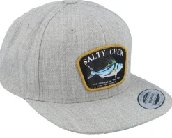 Rooster 6 Panel Oatmeal Snapback - Salty Crew