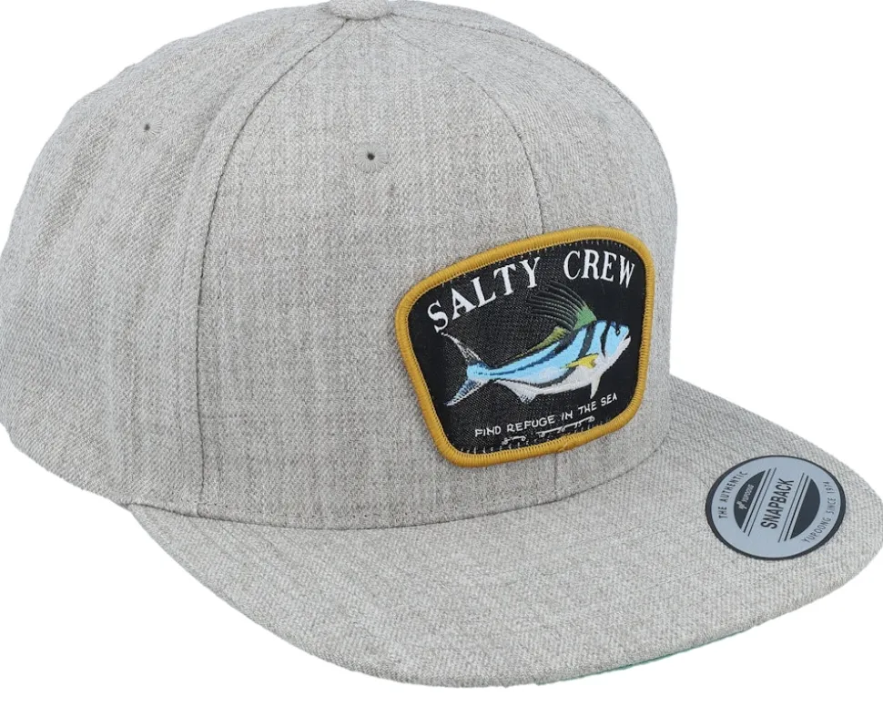 Rooster 6 Panel Oatmeal Snapback - Salty Crew