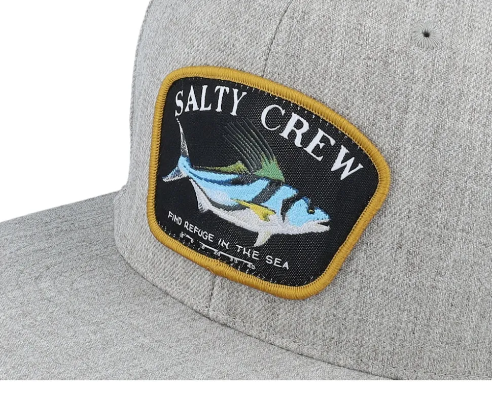 Rooster 6 Panel Oatmeal Snapback - Salty Crew