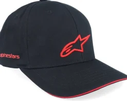 Rostrum Hat Black/Red Adjustable - Alpinestars