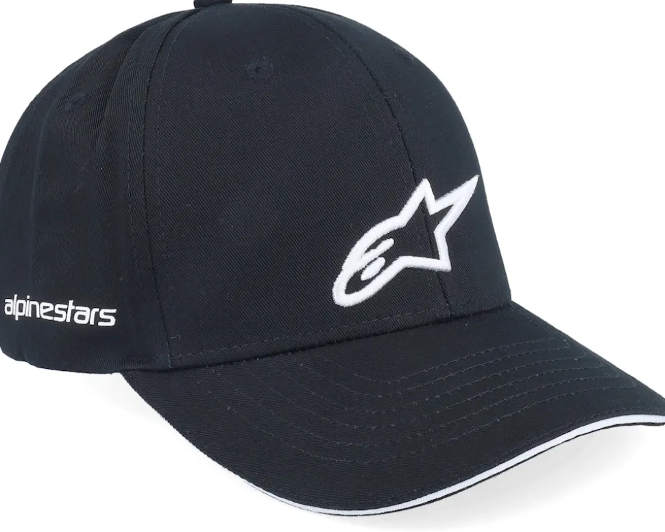 Rostrum Hat Black/White Adjustable - Alpinestars