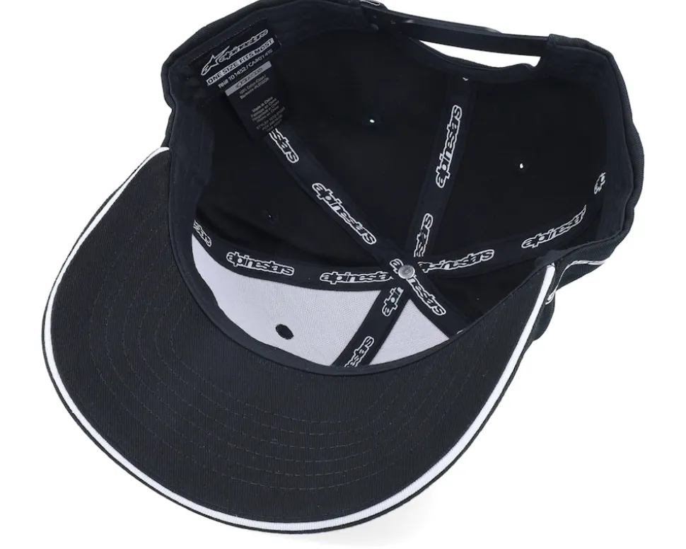 Rostrum Hat Black/White Adjustable - Alpinestars