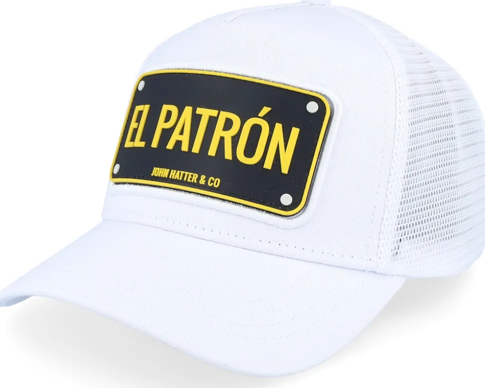 Rubber- El Patron White Trucker - John Hatter & Co