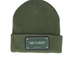 Rubber Time Is Money Green Cuff - John Hatter & Co