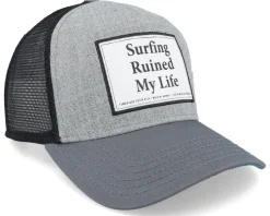 Ruined Heather Grey Coastal Trucker - Coastal