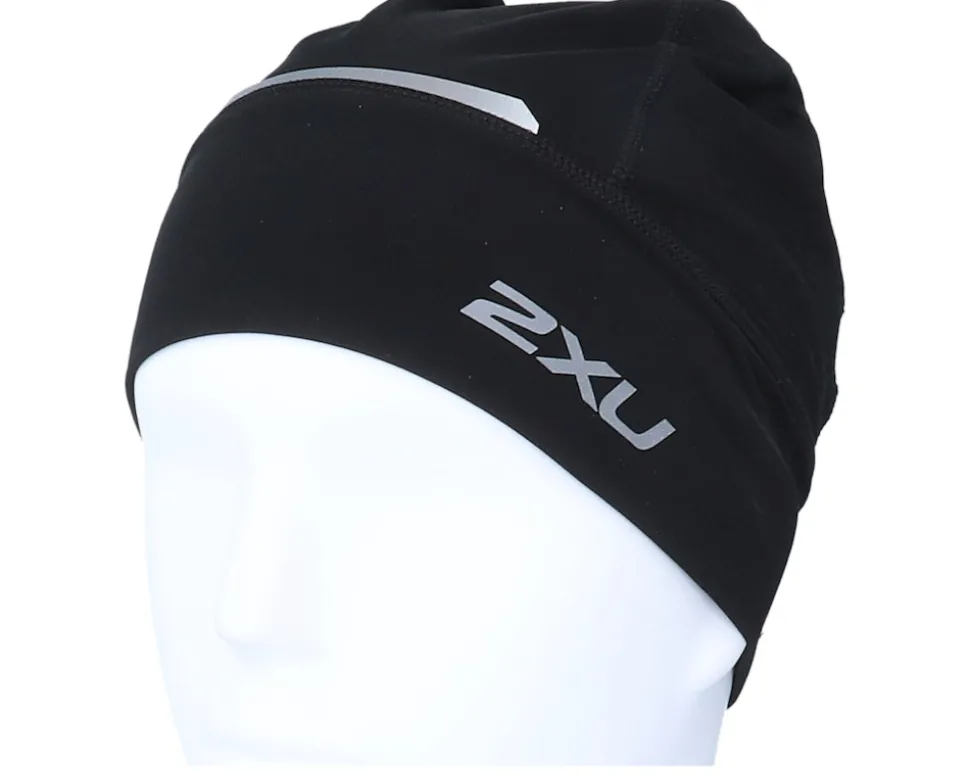 Run Black/Black Beanie - 2XU