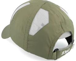 Run Cap Hunter Green/White Dad Cap - 2XU