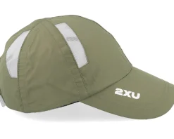 Run Cap Hunter Green/White Dad Cap - 2XU