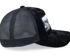 50s Classic Cars Velvet Black A-Frame Trucker - Calza Pennello