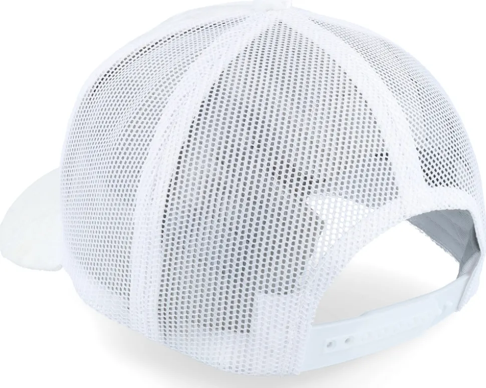 50s Classic Cars Velvet White A-Frame Trucker - Calza Pennello