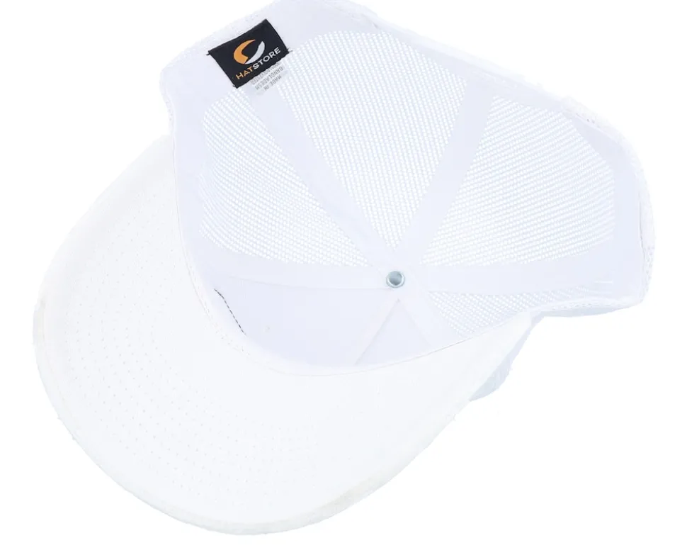 50s Classic Cars Velvet White A-Frame Trucker - Calza Pennello