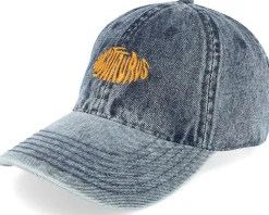 Sagittaurus Snow Washed Blue Denim Dad Cap - Delulu