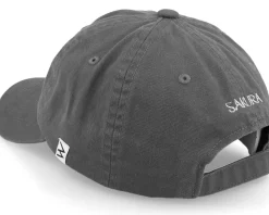 Sakura Washed Cotton Grey Mom Cap - Wei