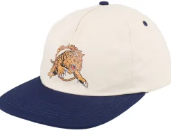 Salba Tiger Simplified Natural/Navy Snapback - Santa Cruz