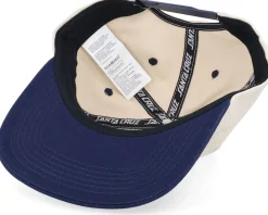 Salba Tiger Simplified Natural/Navy Snapback - Santa Cruz