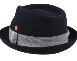 Samu Wool Soft Black Fedora - Mayser
