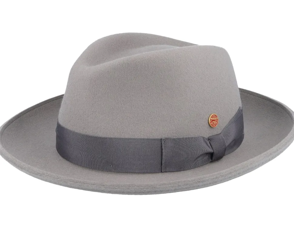 Samuel Wool Grey Light Fedora - Mayser