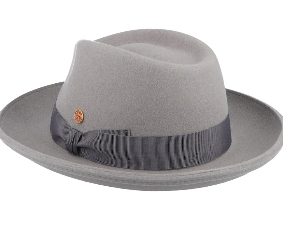 Samuel Wool Grey Light Fedora - Mayser