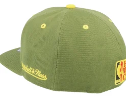 San Antonio Spurs Dusty Olive Fitted - Mitchell & Ness