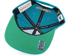 San Jose Sharks Alternate Flip Teal Snapback - Mitchell & Ness