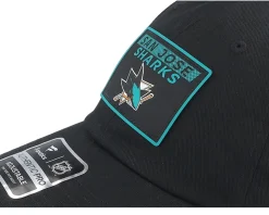San Jose Sharks Authentic Pro Rink Prime Black Dad Cap - Fanatics