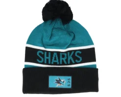 San Jose Sharks Authentic Pro Game&Train Active Blue/Black Pom - Fanatics