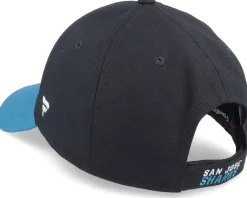 San Jose Sharks Core Black/Active Blue Adjustable - Fanatics