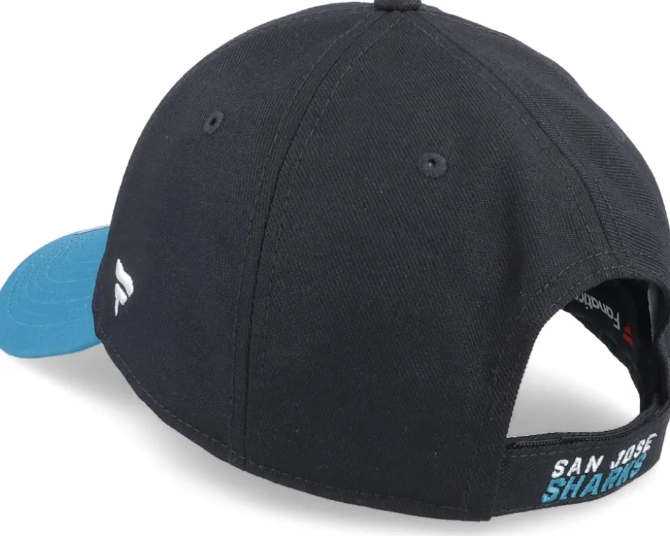 San Jose Sharks Core Black/Active Blue Adjustable - Fanatics