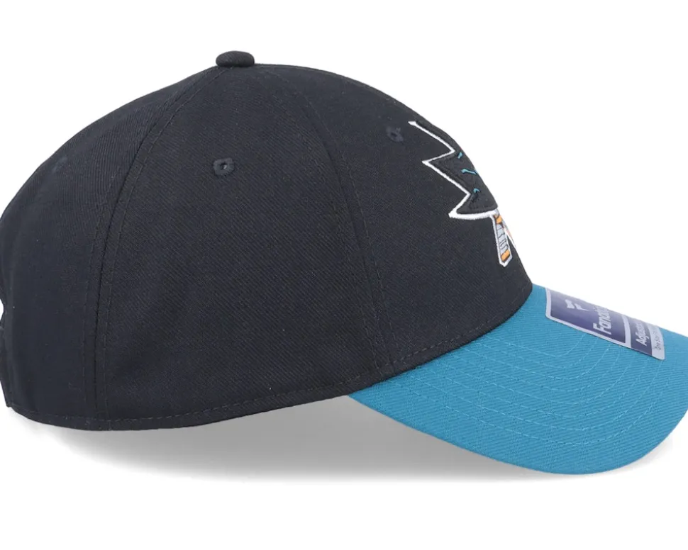 San Jose Sharks Core Black/Active Blue Adjustable - Fanatics