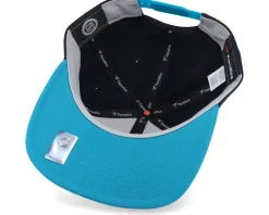 San Jose Sharks Iconic Color Blocked Black/Active Blue Snapback - Fanatics