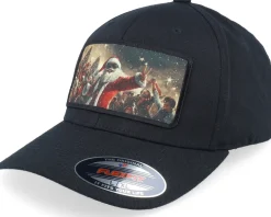 Santa Claus All In X-mas Party Black Flexfit - Ho-Ho-Hats