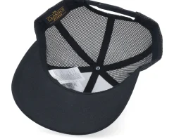 Santa Claus Going For A Ride Black Trucker - Ho-Ho-Hats