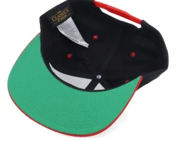 Santa Claus Going For A Ride Black/Red Snapback - Ho-Ho-Hats