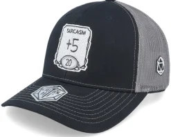 Sarcasm Ability 112 Split Black/Charcoal Trucker - Critiql Hit