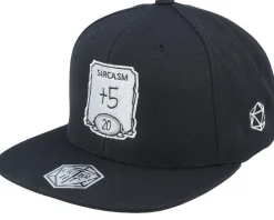 Sarcasm Ability Black Snapback - Critiql Hit