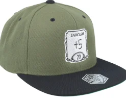 Sarcasm Ability Olive/Black Snapback - Critiql Hit