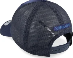 Satin Cap Navy Trucker - Bauer