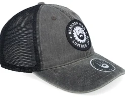 Saw Blade Logo 211 Grey/Black Trucker - Bearded Man