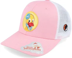 Schnatterinchen round Patch Pink/White Trucker - Unser Sandmännchen