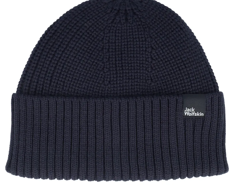 Schwansee Beanie Dark Navy Cuff - Jack Wolfskin