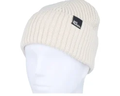 Schwansee Beanie Panna Cotta White Cuff - Jack Wolfskin