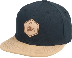 Scorpio Zodiac Patch Black/Suede Snapback - Astrology