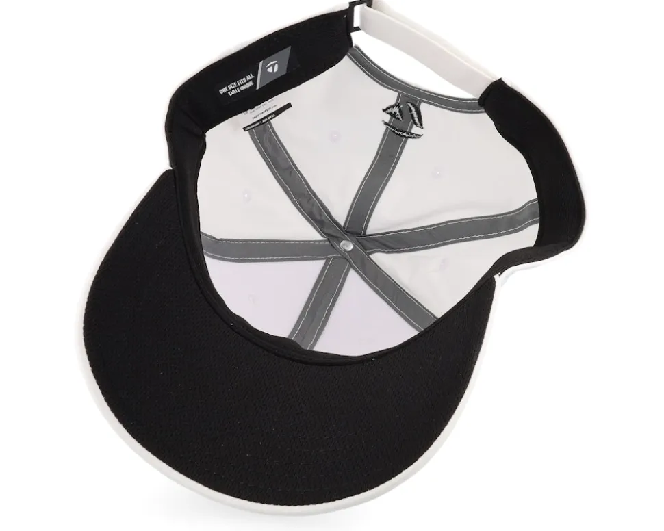 Script Seeker Hat White Adjustable - Taylor Made