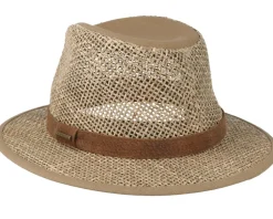 Seagrass Traveller Beige/Brown Straw - Stetson