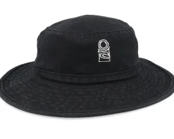 Search Canvas Wide Brim Hat Black Bucket - Rip Curl