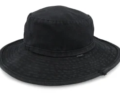 Search Canvas Wide Brim Hat Black Bucket - Rip Curl
