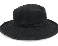 Search Canvas Wide Brim Hat Black Bucket - Rip Curl