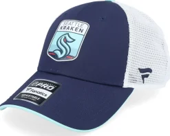 Seattle Kraken Authentic Pro Draft Podium Black/White Trucker - Fanatics